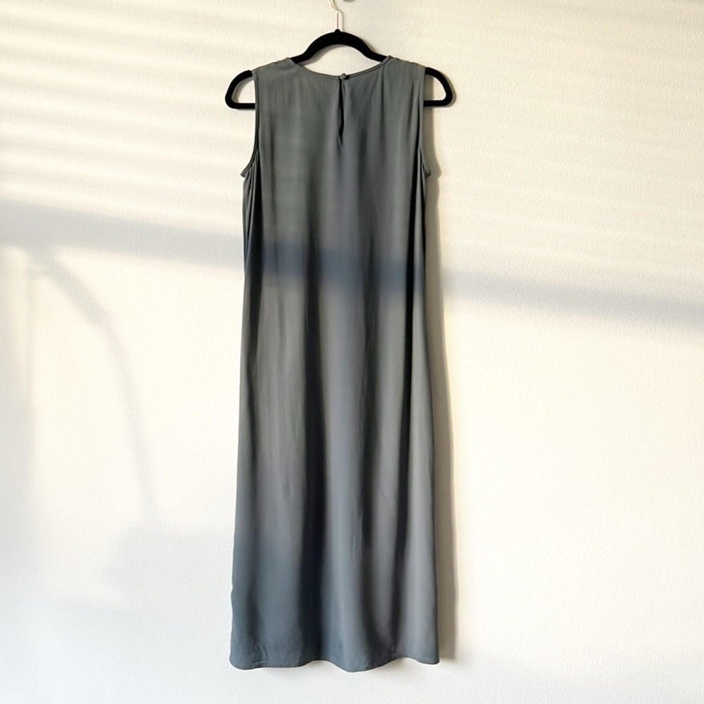 Eileen Fisher Silk MIDI Dress - Picture 7 of 12